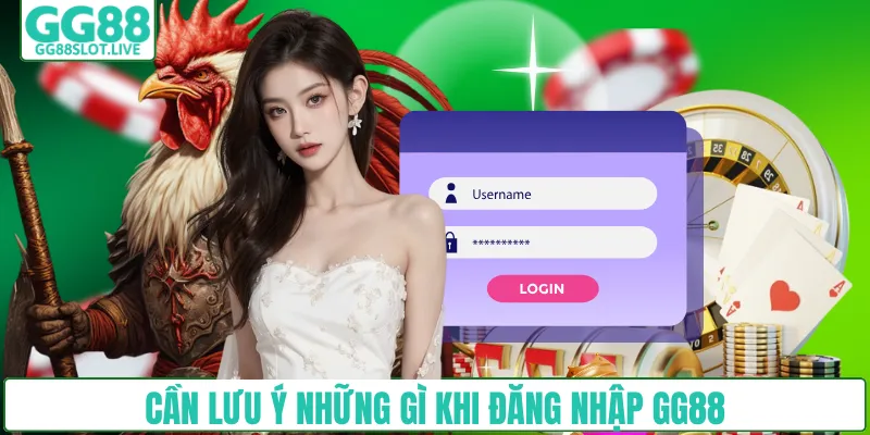Cần lưu ý những gì khi đăng nhập GG88