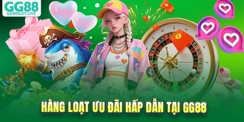 Hàng loạt ưu đãi hấp dẫn đang có tại GG88